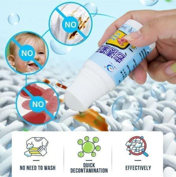 Stain Remover for Clothes | Multi-Purpose Roll Bead Fabric Clothes Stain Remover Pan | Instant Stain Remover for Cotton, Linen, Polyester, Blended Fabric, Denim, Down Jacket Stain Remover for Clothes | Multi-Purpose Roll Bead Fabric Clothes Stain Remover Pan | Instant Stain Remover for Cotton, Linen, Polyester, Blended Fabric, Denim, Down Jacket